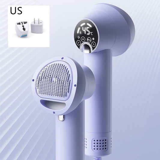 Silent Smart Pet Hair Dryer Brush for Dogs and Cats Grooming