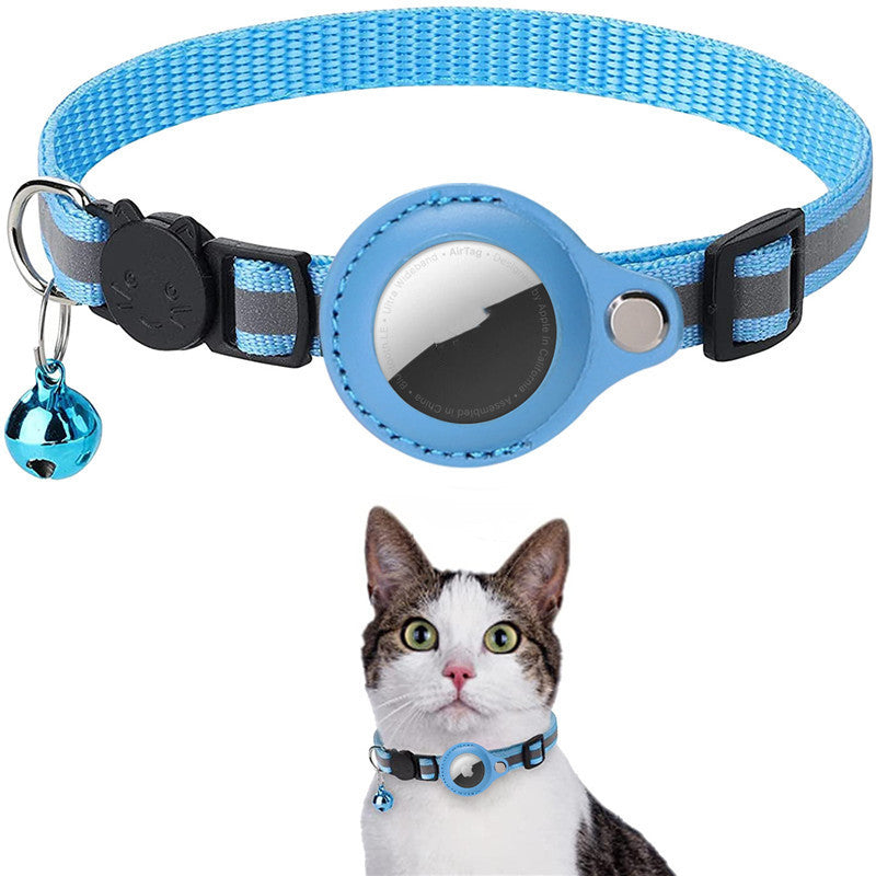 Reflective AirTag with Waterproof Collar for Cats Dogs Puppies Kittens