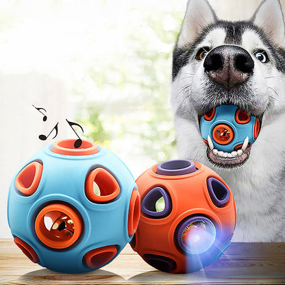 Luminous Light-Up Dog Toy Ball with Sound