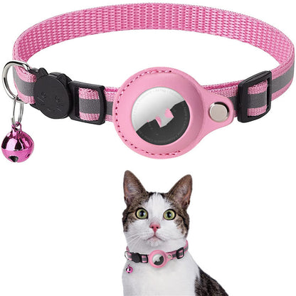 Reflective AirTag with Waterproof Collar for Cats Dogs Puppies Kittens