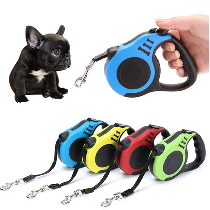 Automatic Retractable Pet Leash: Durable Heavy-Duty Safety Walking Traction Rope