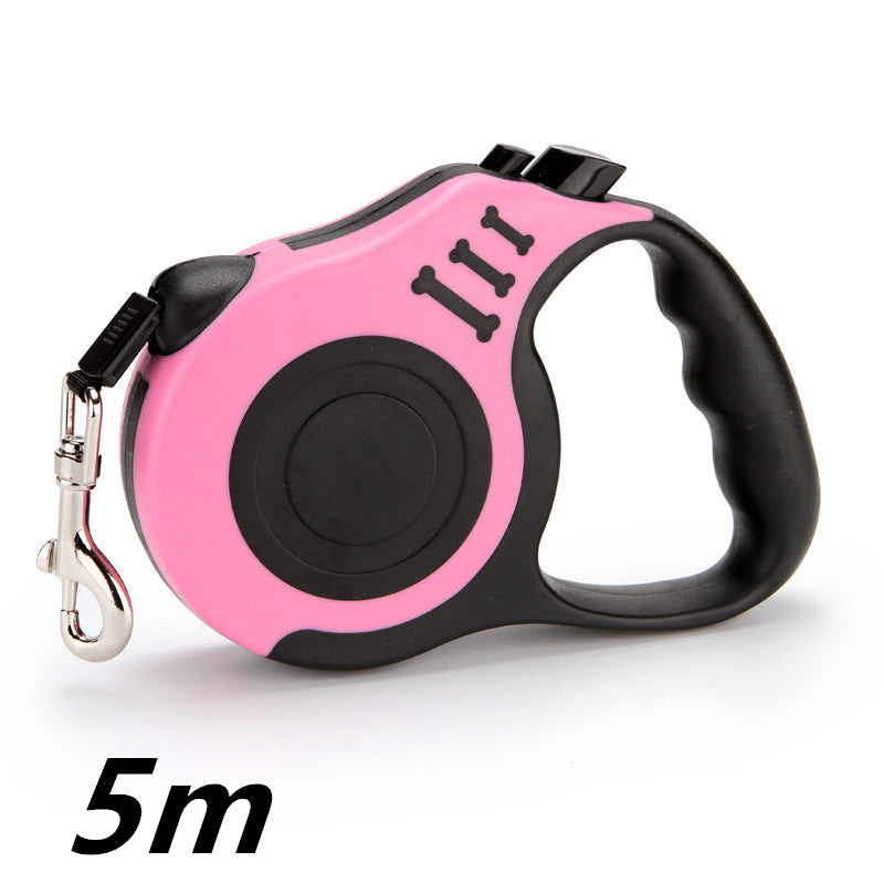 Automatic Retractable Pet Leash: Durable Heavy-Duty Safety Walking Traction Rope