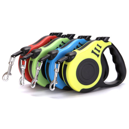 Automatic Retractable Pet Leash: Durable Heavy-Duty Safety Walking Traction Rope