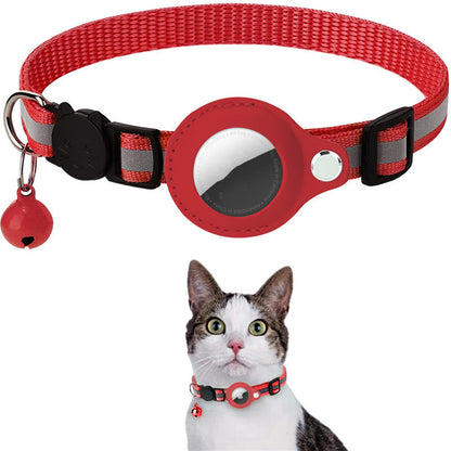 Reflective AirTag with Waterproof Collar for Cats Dogs Puppies Kittens