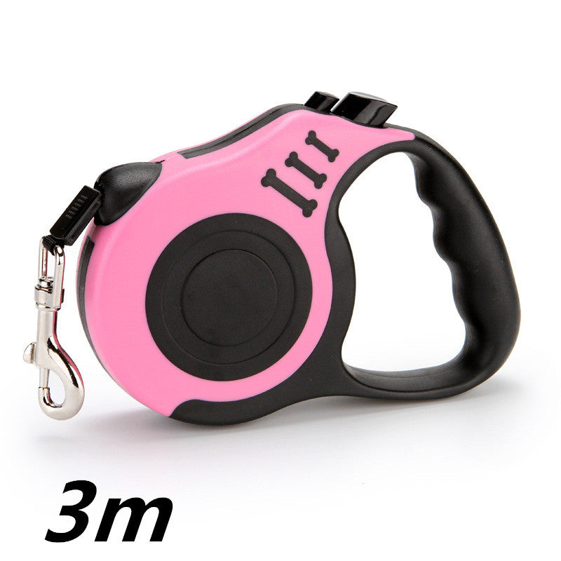 Automatic Retractable Pet Leash: Durable Heavy-Duty Safety Walking Traction Rope