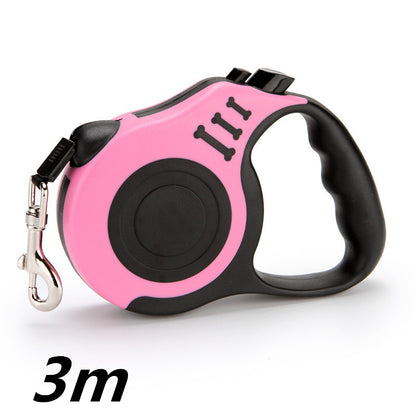 Automatic Retractable Pet Leash: Durable Heavy-Duty Safety Walking Traction Rope