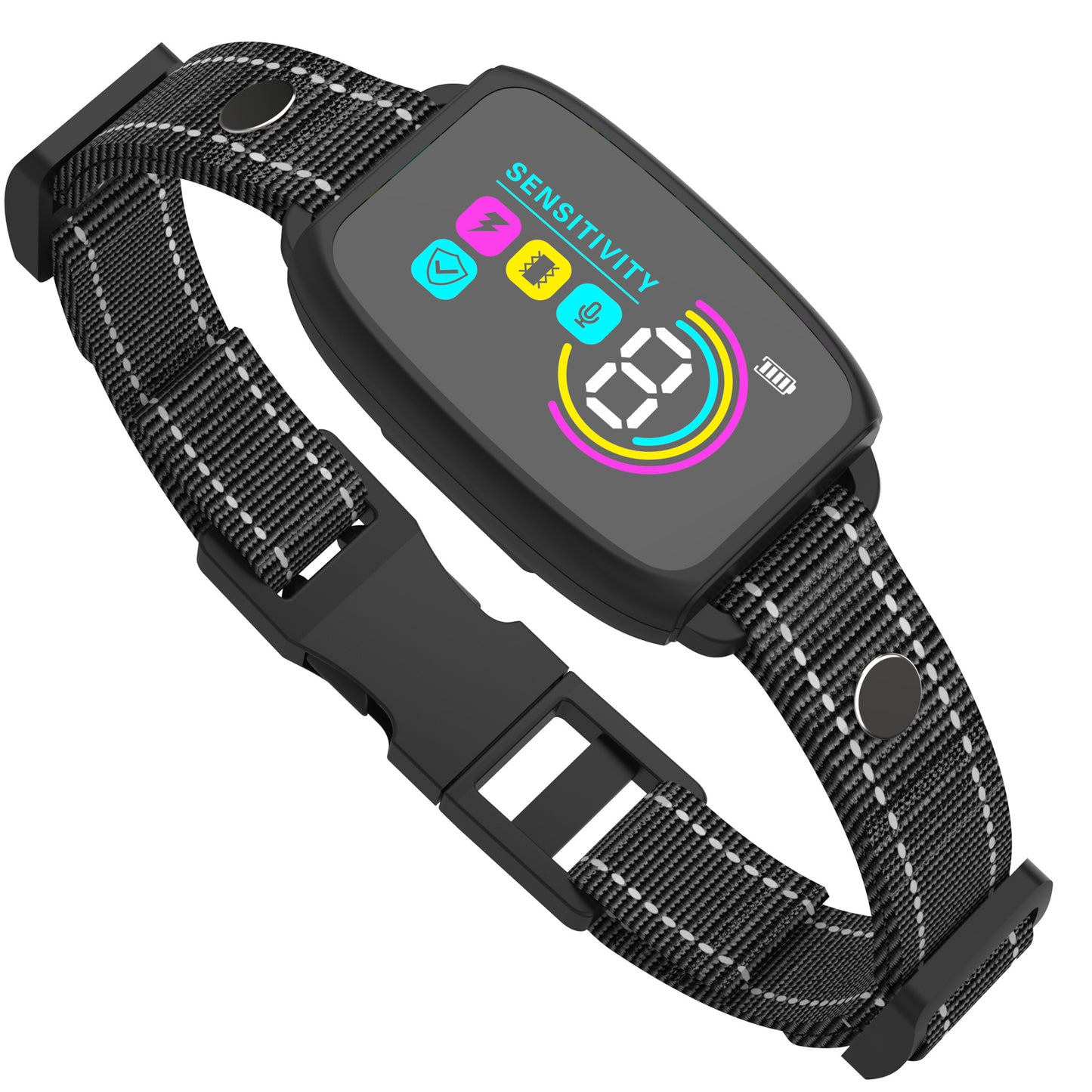 Smart and Rechargeable Anti Barking Collar for Dogs IP67 Waterproof